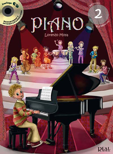 MOYA L. - Piano 2 (Metodo Elemental) para Piano (Inc.CD)