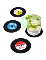Long Drink Coasters - Set Of 4: Kitchenware