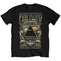 Pink Floyd Carnegie Hall Poster Mens T Shirt S: Clothing
