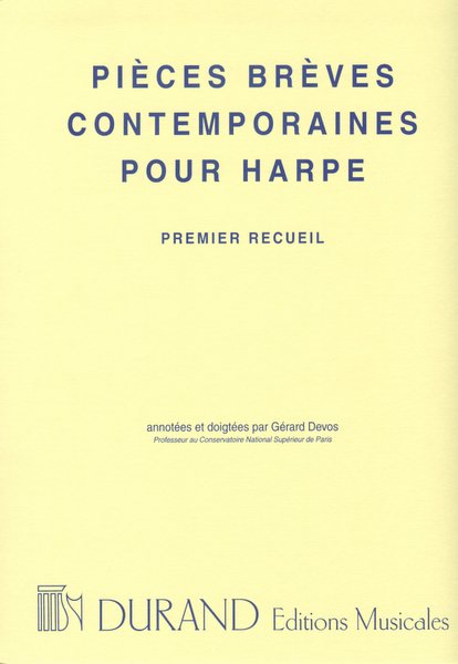 Pièces brèves contemporaines pour harpe Vol. 1: Harp