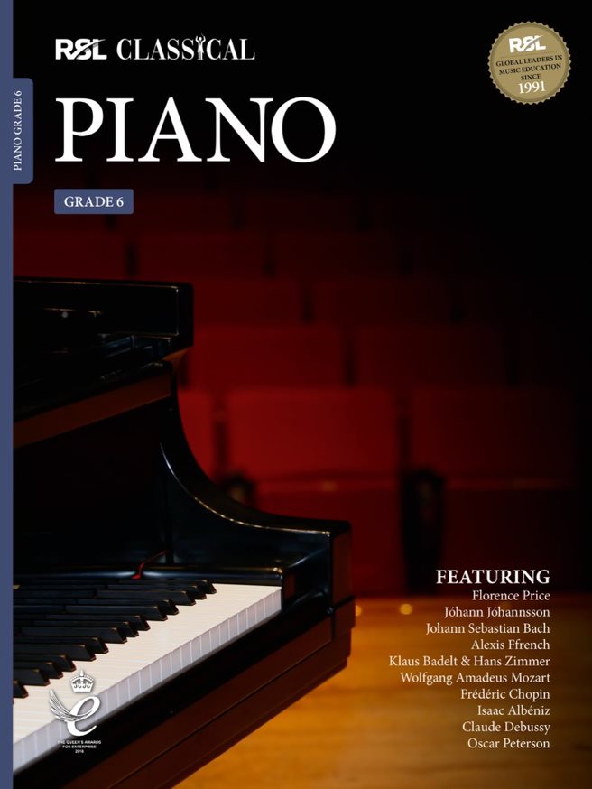 RSL Classical Piano Grade 6 (2021): Piano: Syllabus Book
