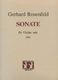 Gerhard Rosenfeld: Sonata: Violin