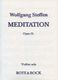 Wolfgang Steffen: Meditation op. 52: Violin