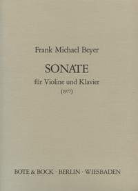 Frank Michael Beyer: Sonata: Violin