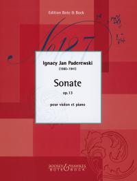 Ignacy Jan Paderewski: Sonata op. 13: Violin: Instrumental Work