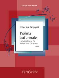 Ottorino Respighi: Poema Autunnale: Viola: Vocal Score