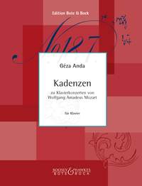 Geza Anda Wolfgang Amadeus Mozart: Cadenzas to W. A. Mozart's piano concertos: