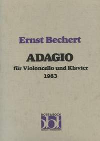 Ernst Bechert: Adagio: Cello