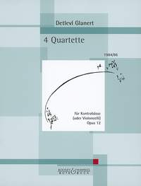 Detlev Glanert: Four Quartets op. 12: Double Bass Ensemble