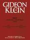 Gideon Klein: Duo: Violin & Cello: Score