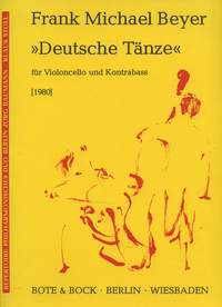Frank Michael Beyer: German Dances: Cello & Double Bass: Score