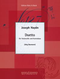 Franz Joseph Haydn: Duetto: Cello & Double Bass: Score