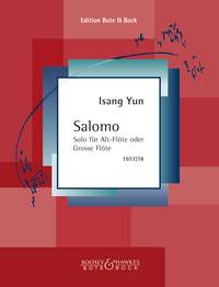 Isang Yun: Salomo: Flute: Instrumental Work