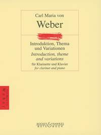 Carl Maria von Weber: Introduktion  Thema Und Variationen: Clarinet: Score