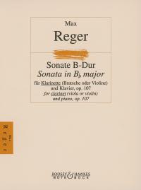 Max Reger: Sonata op. 107: Clarinet: Score