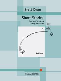 Brett Dean: Short Stories: String Orchestra: Score