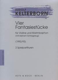 Rudolf Kelterborn: Four Fantasy Pieces: Chamber Ensemble