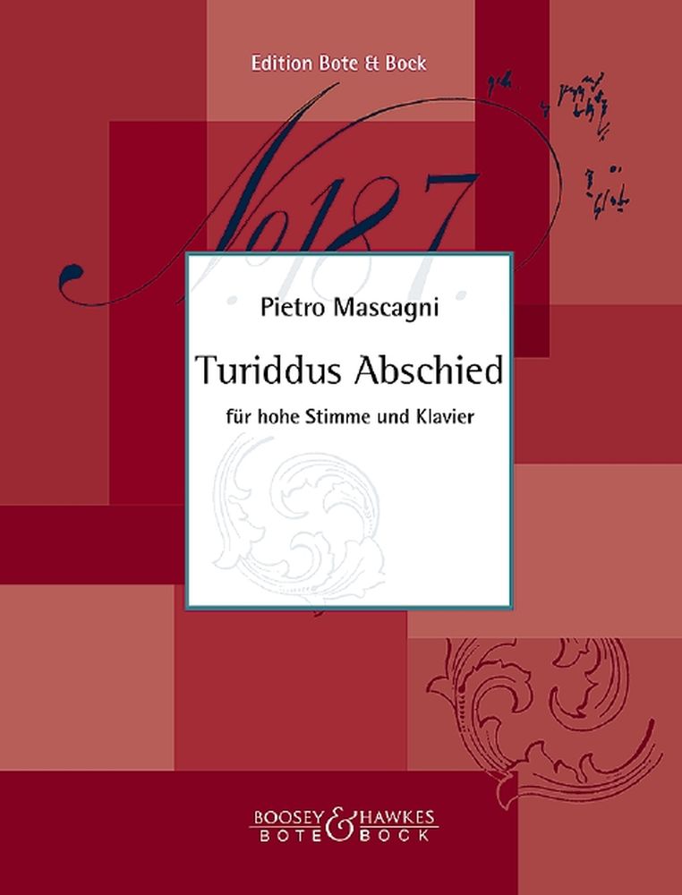 Pietro Mascagni: Turiddus Abschied Schutzt die arme Santa: Tenor: Vocal Work
