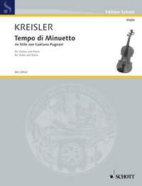 Fritz Kreisler: Tempo Di Minuetto: Violin: Instrumental Work