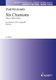 Paul Hindemith: Six Chansons: SATB: Vocal Score