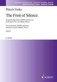 Pteris Vasks: The Fruit of Silence: SATB: Vocal Score