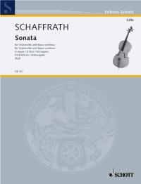 Christoph Schaffrath: Sonate G: Cello: Instrumental Album