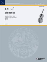 Gabriel Faur: Sicilienne Op.78: Cello: Instrumental Work
