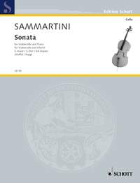 Giovanni Battista Sammartini: Sonate G: Cello