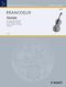 François Francoeur: Sonate E: Cello: Instrumental Work