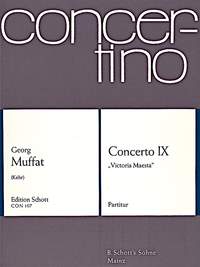 Georg Muffat: Concerto IX: String Orchestra: Score