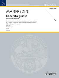 Francesco Manfredini: Concerto Grosso 12 C Opus 3 Part.: String Ensemble: Score