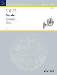 Ferdinand Ries: Sonata in F major op. 34: French Horn: Instrumental Work