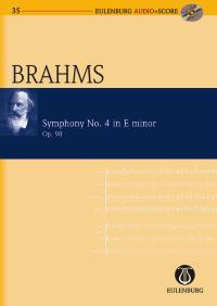 Johannes Brahms: Symphony No.4 In E Minor Op.98: Orchestra: Miniature Score