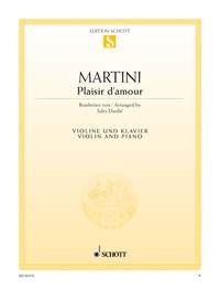 Giovanni Battista Martini: Plaisir D'Amour: Violin & Piano: Instrumental Work
