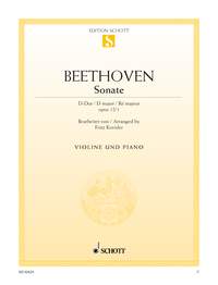 Ludwig van Beethoven: Sonata D Op. 12: Violin: Instrumental Work