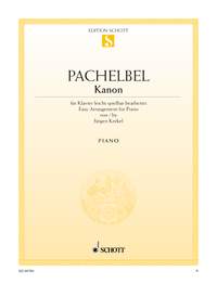 Johann Pachelbel: Kanon: Piano: Instrumental Work