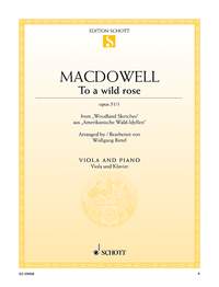 Edward MacDowell: To A Wild Rose Op. 51/1: Viola: Instrumental Work