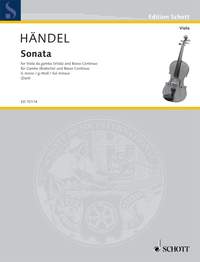 Georg Friedrich Hndel: Sonata In G Minor For Viola: Viola: Instrumental Work