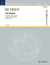 Willem de Fesch: Duets(14): Recorder Ensemble: Instrumental Album
