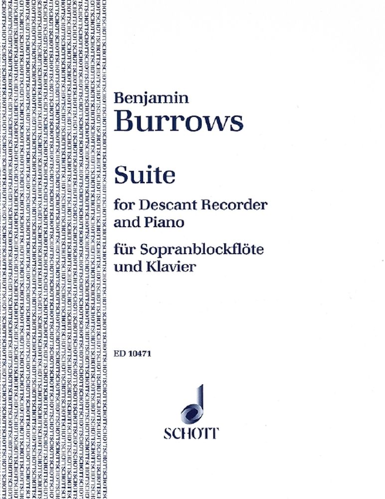 Benjamin Burrows: Suite: Descant Recorder