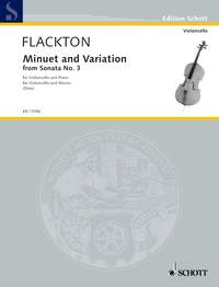 William Flackton: Minuet And Variation: Cello: Instrumental Album