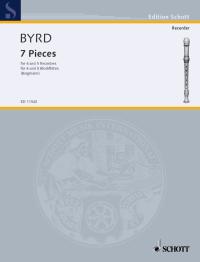 William Byrd: Seven Pieces for Four and Five Recorders: Recorder Ensemble: