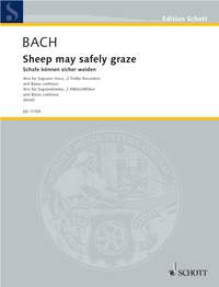 Johann Sebastian Bach: Aria (Sheep May Safely Graze): Vocal Work