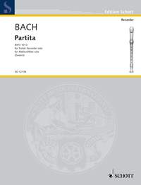 Johann Sebastian Bach: Partita Bwv1013: Treble Recorder: Instrumental Work