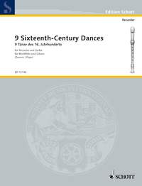 9 Sixteenth-Century Dances: Recorder: Instrumental Album