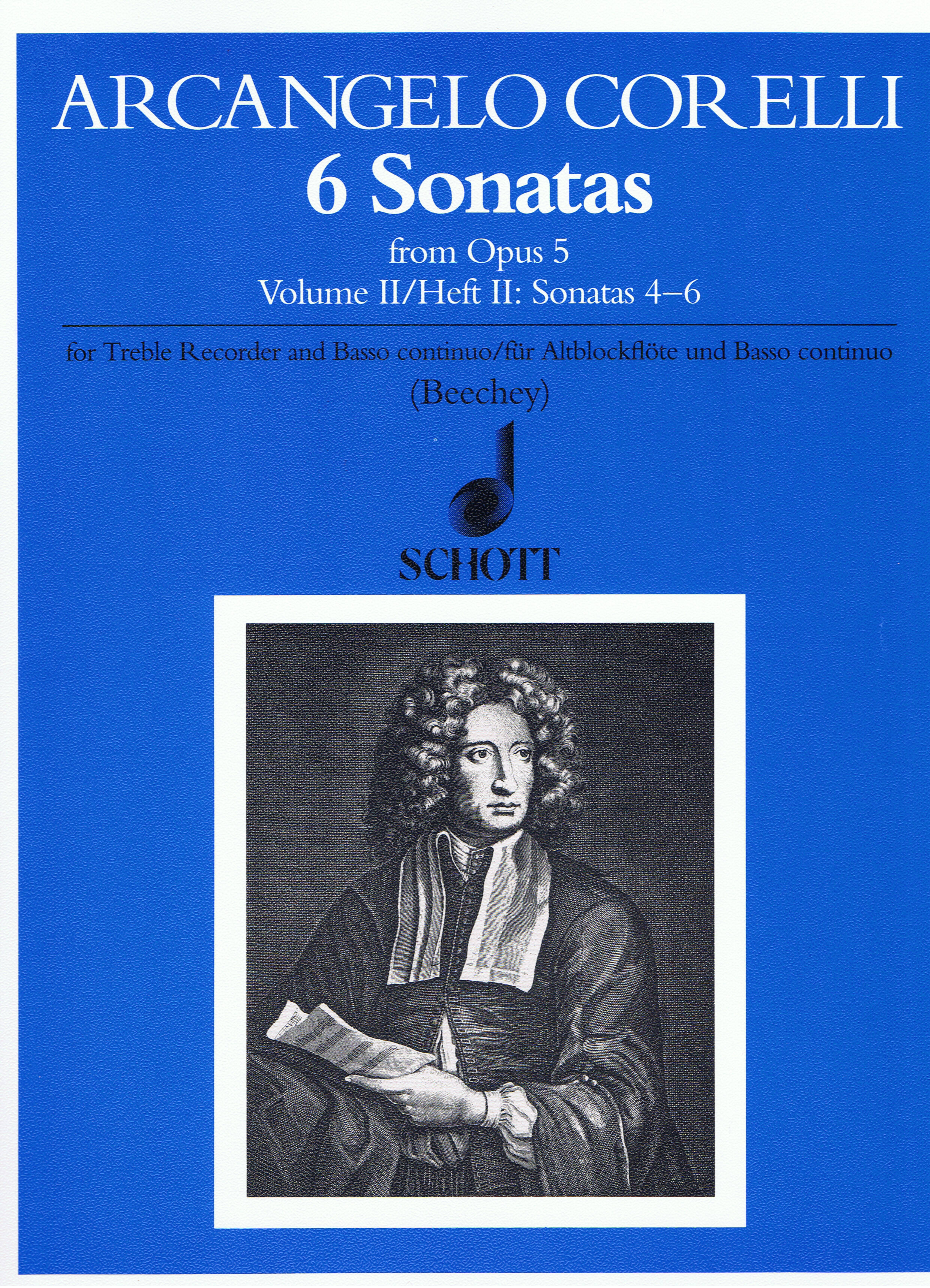 Arcangelo Corelli: Sonaten(6) 2 Op.5: Treble Recorder: Score and Parts
