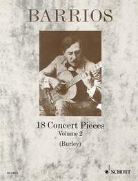 Agustin Barrios Mangor: Concert Pieces(18) 2 Git.: Guitar