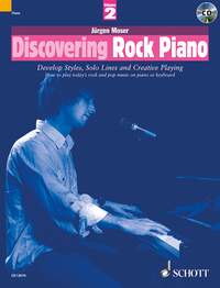 Jrgen Moser: Discovering Rock Piano 2: Piano: Instrumental Tutor
