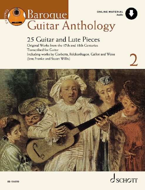 Jens Franke: Baroque Guitar Anthology 2 Vol. 2: Guitar Solo: Instrumental Album