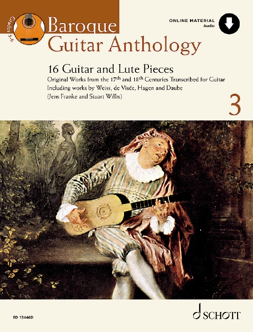 Jens Franke: Baroque Guitar Anthology Vol. 3: Guitar Solo: Instrumental Album